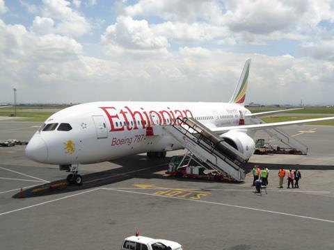 Boeing 787 da Ethiopian