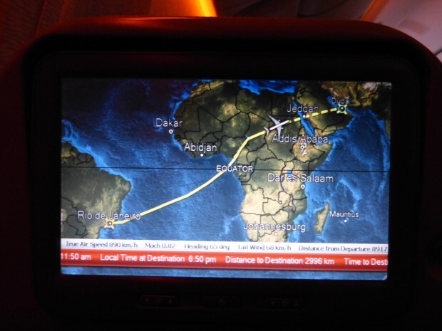 Nesta tela são exibidas informações completas sobre o voo em tempo real