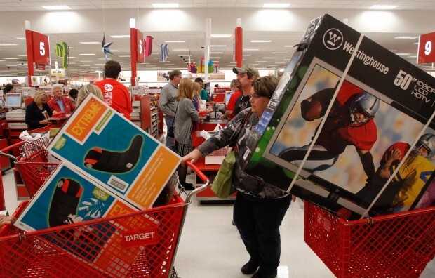 Black Friday na Target. Richard W. Rodriguez/ AP Images/Target. 