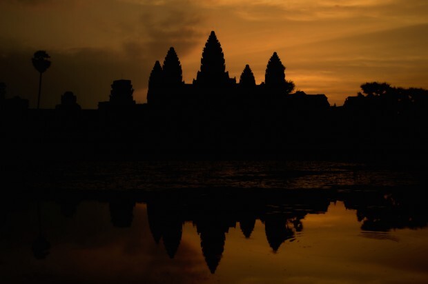 Nascer do Sol no Templo de Angkor, Cambodia - Foto: Rafael Dantas