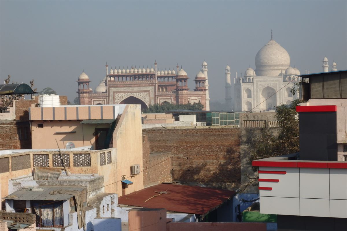 Arredores do Taj Mahal
