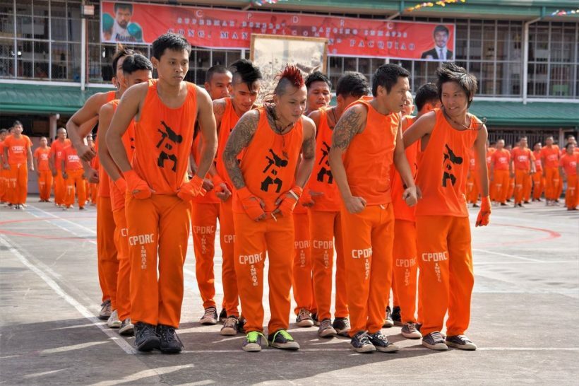 prisioneiros dancarinos cpdrc filipinos cebu