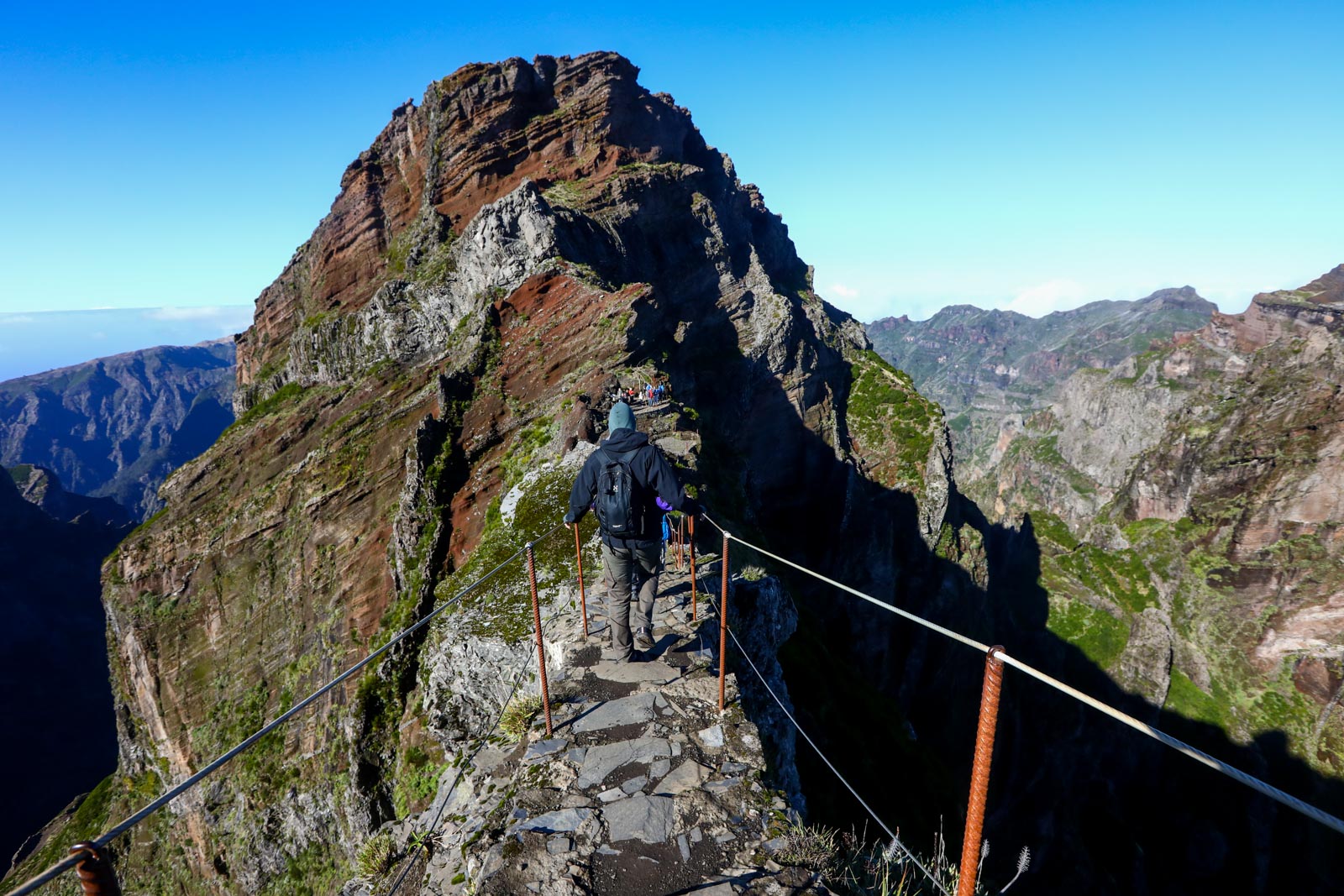 Caminho para o Pico Ruivo Ilha da Madeira