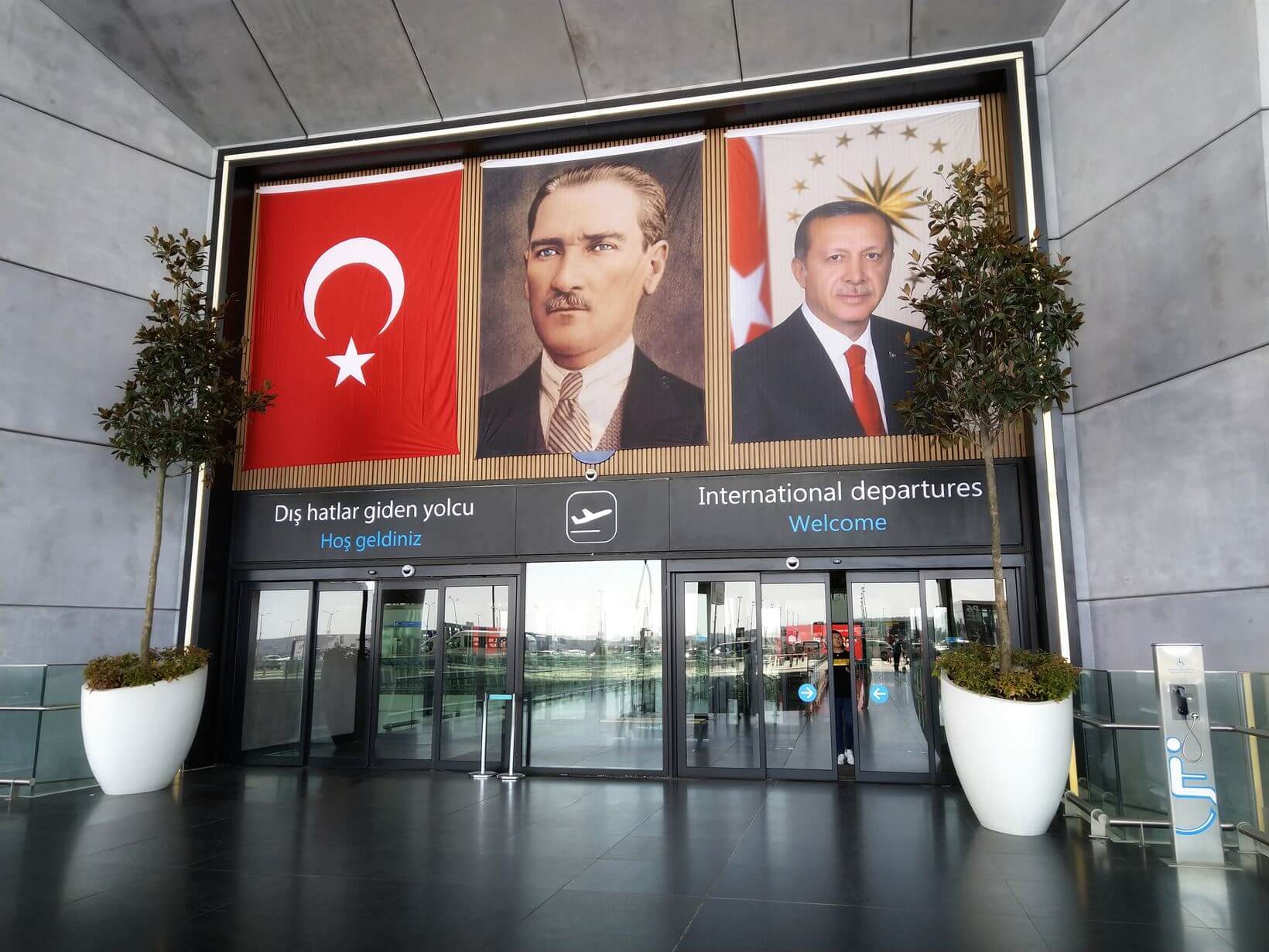 entrada novo aeroporto istambul turquia