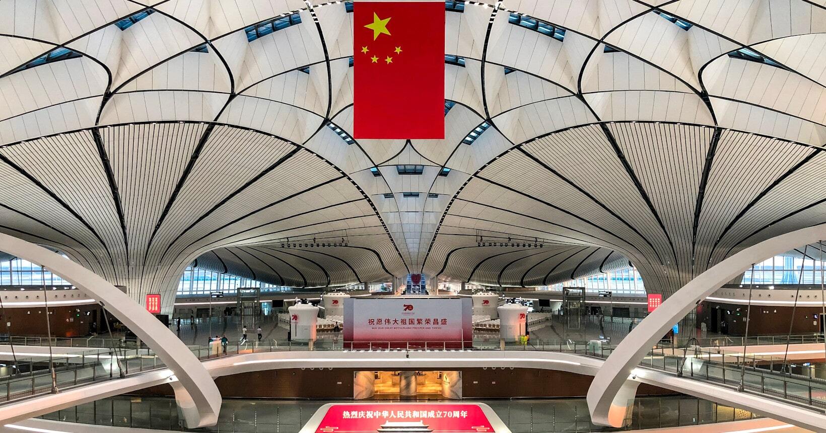 Beijing Daxing, o novo aeroporto de Pequim.