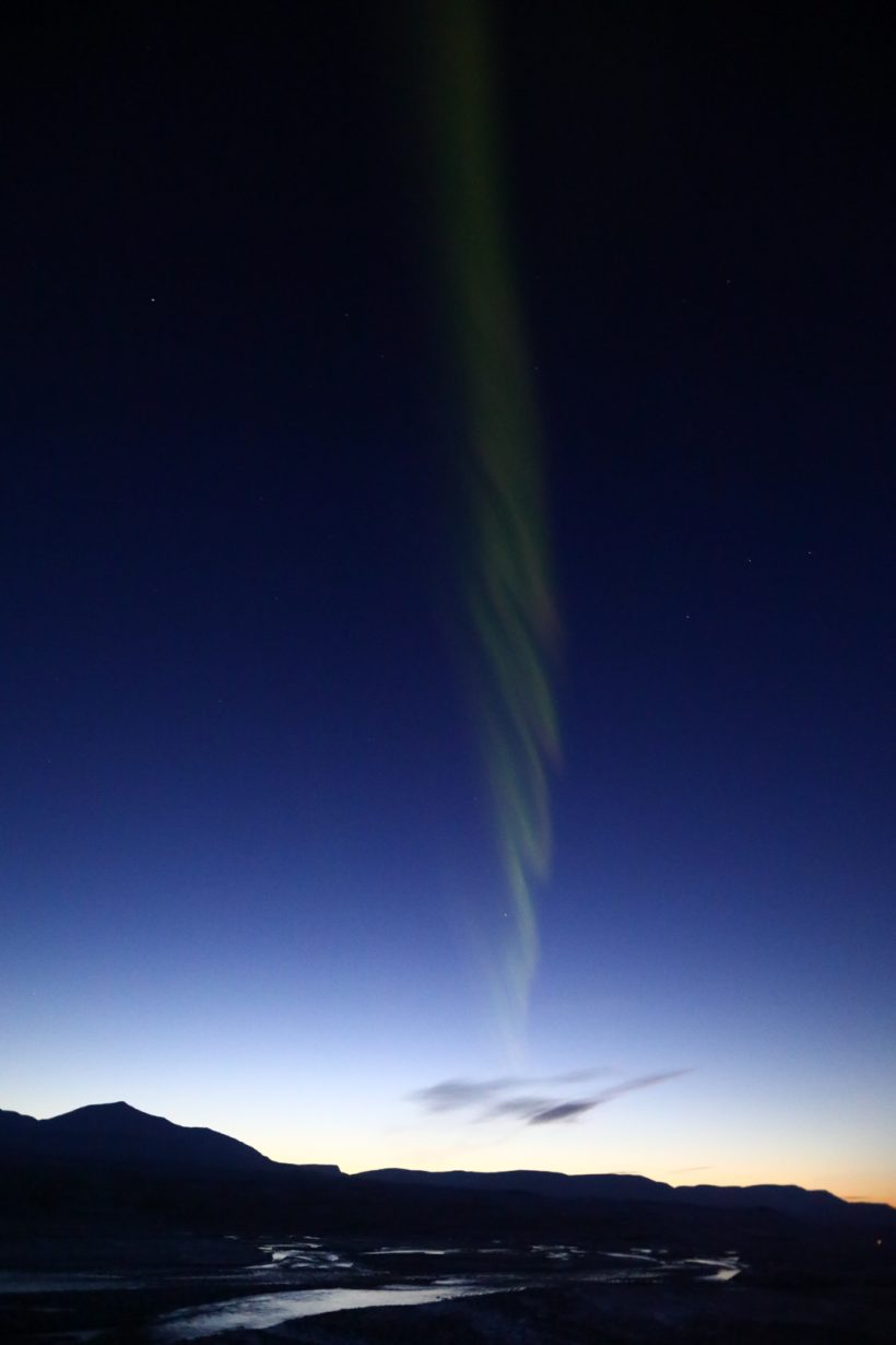 Aurora Boreal na Islandia