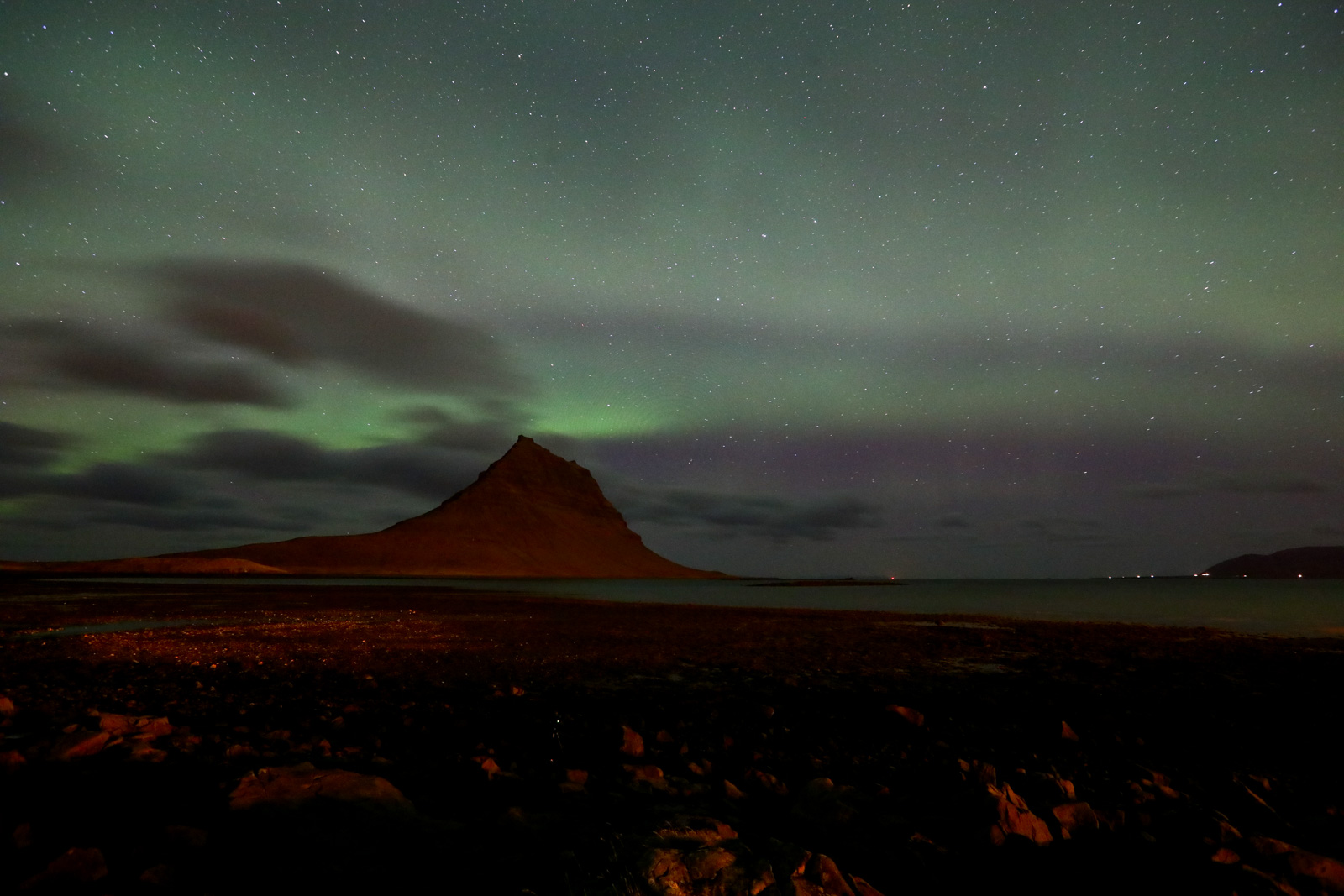 Aurora Boreal na Islândia - 25/10/2019