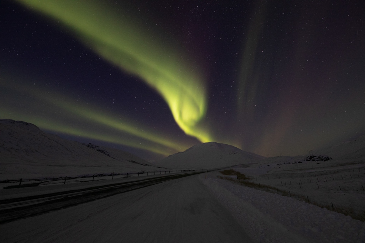 Aurora Boreal na Islândia. Foto: Marco Brotto