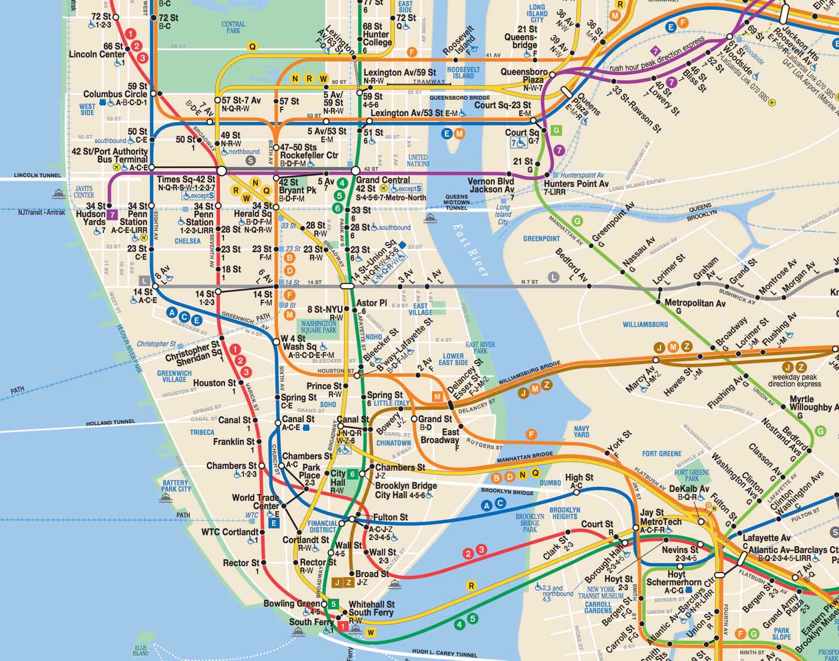 mapa nova york