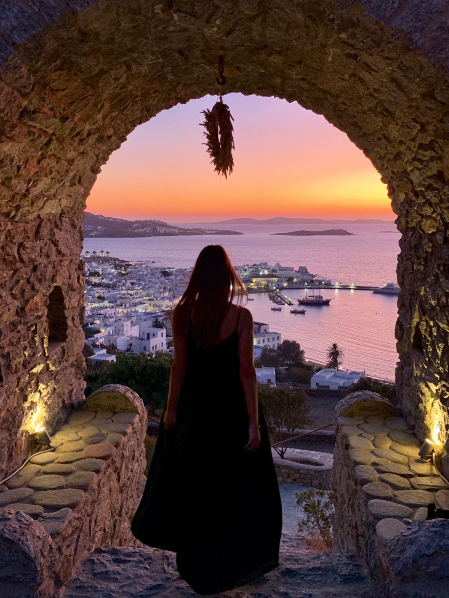 Pôr do sol na Grécia