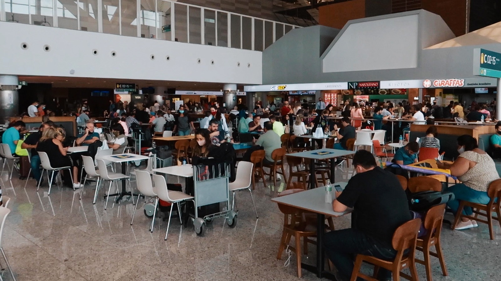 preça de alimentação aeroporto de Campinas Viracopos VCP