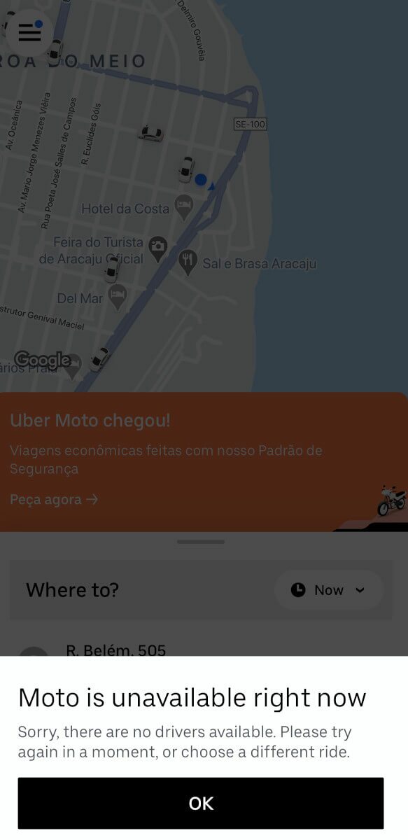 Uber moto