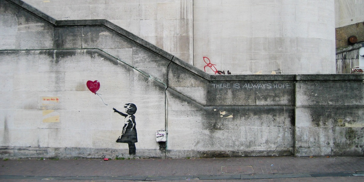 Garota com Balão, Banksy