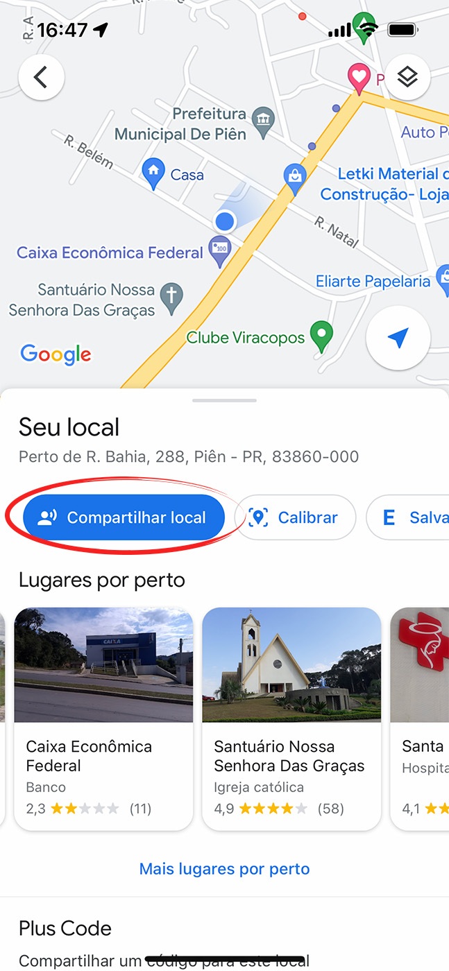 google maps localização em tempo real