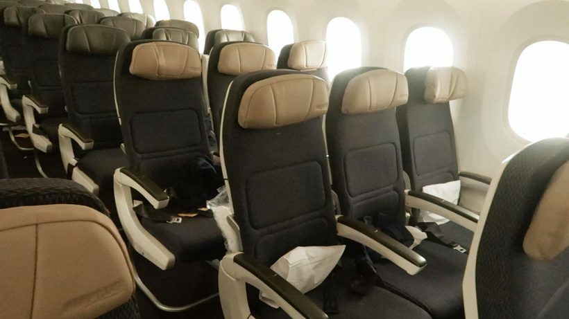 classe econômica Aeromexico Boeing 787