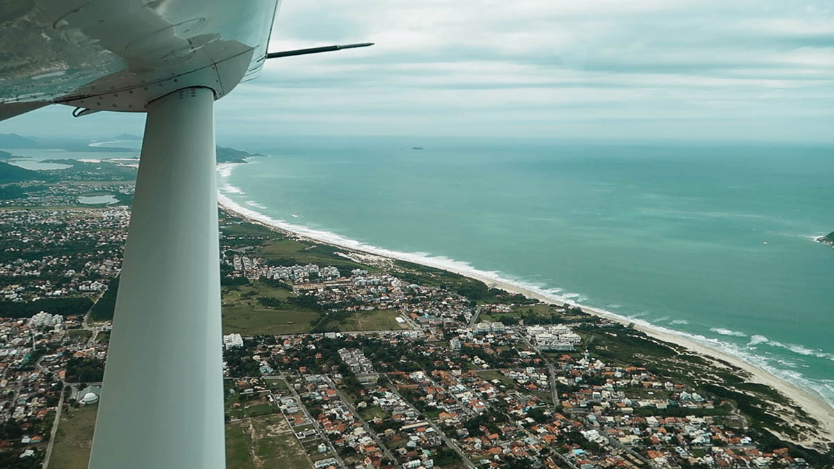 Vista aérea Florianópolis