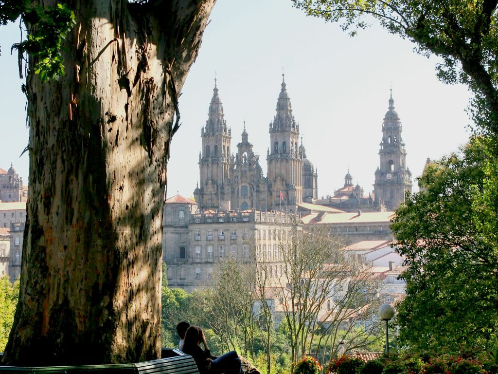 Mirante da Catedral Parque Alameda Santiago de Compostela
