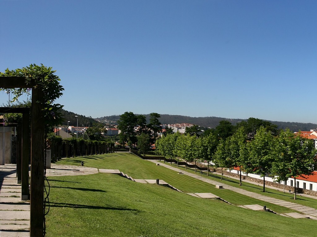Parque Belvís em Santiago de Compostela Espanhas