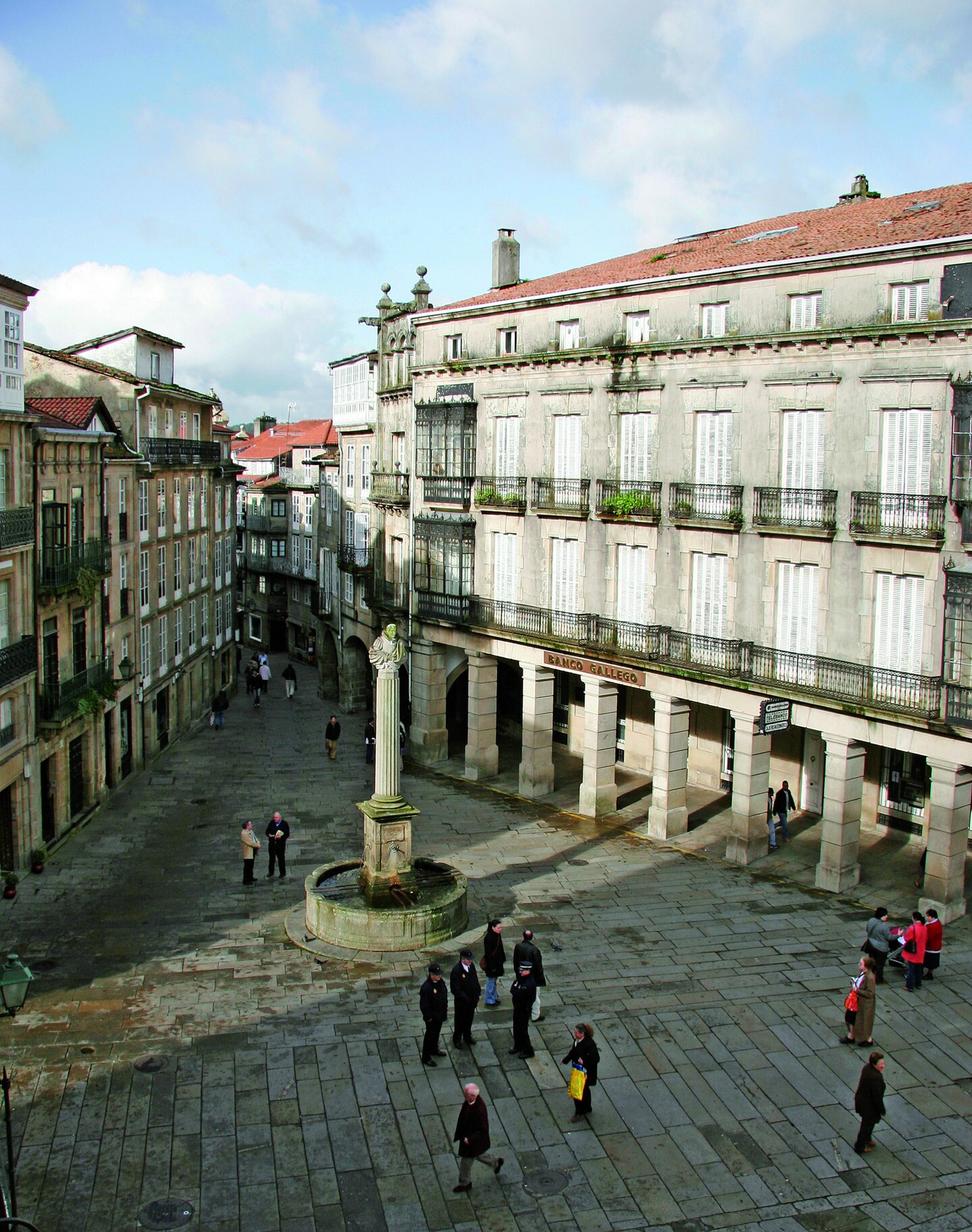 Praça de Cervantes Santiago de Compostela Espanha