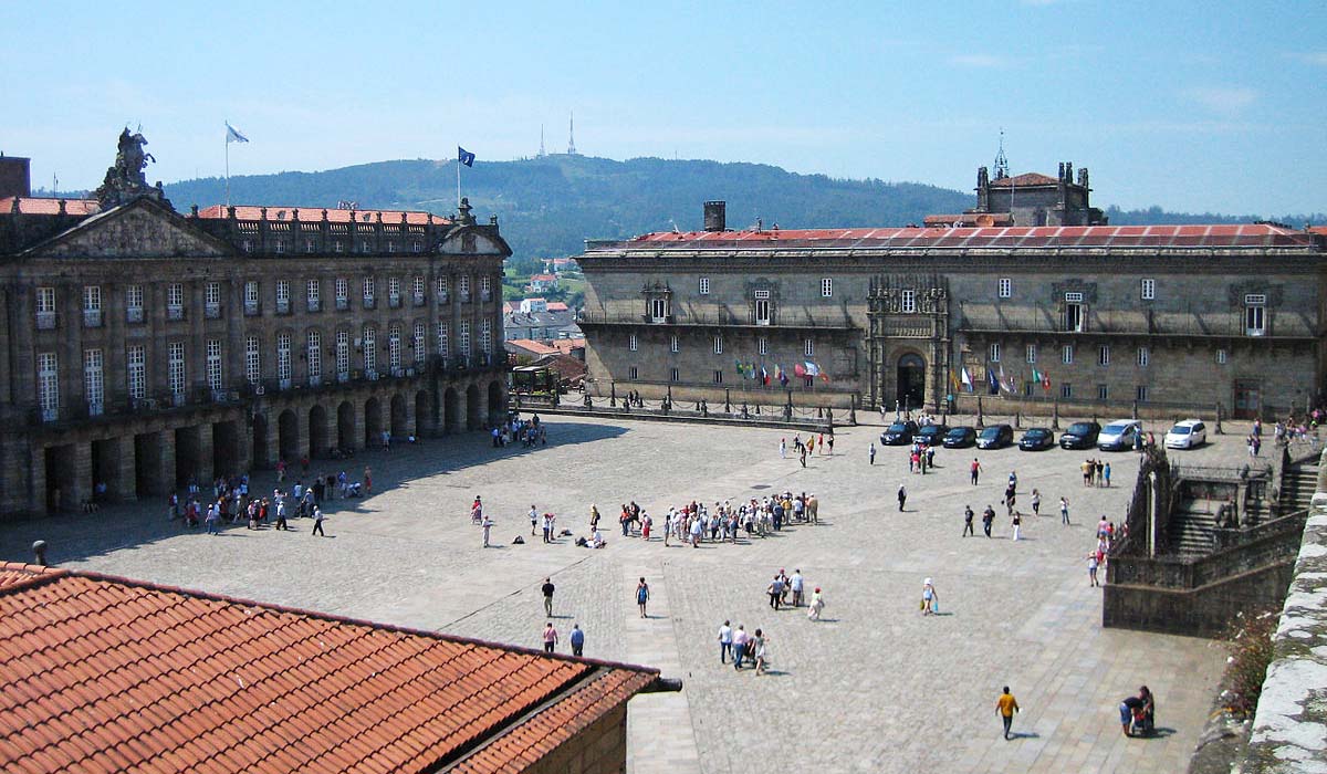 Praça do Obladoiro Santiago de Compostela Espanha