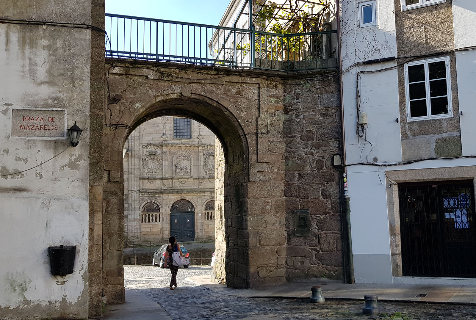 Porta Arco de Mazarelos Santiago de Compostela Espanha