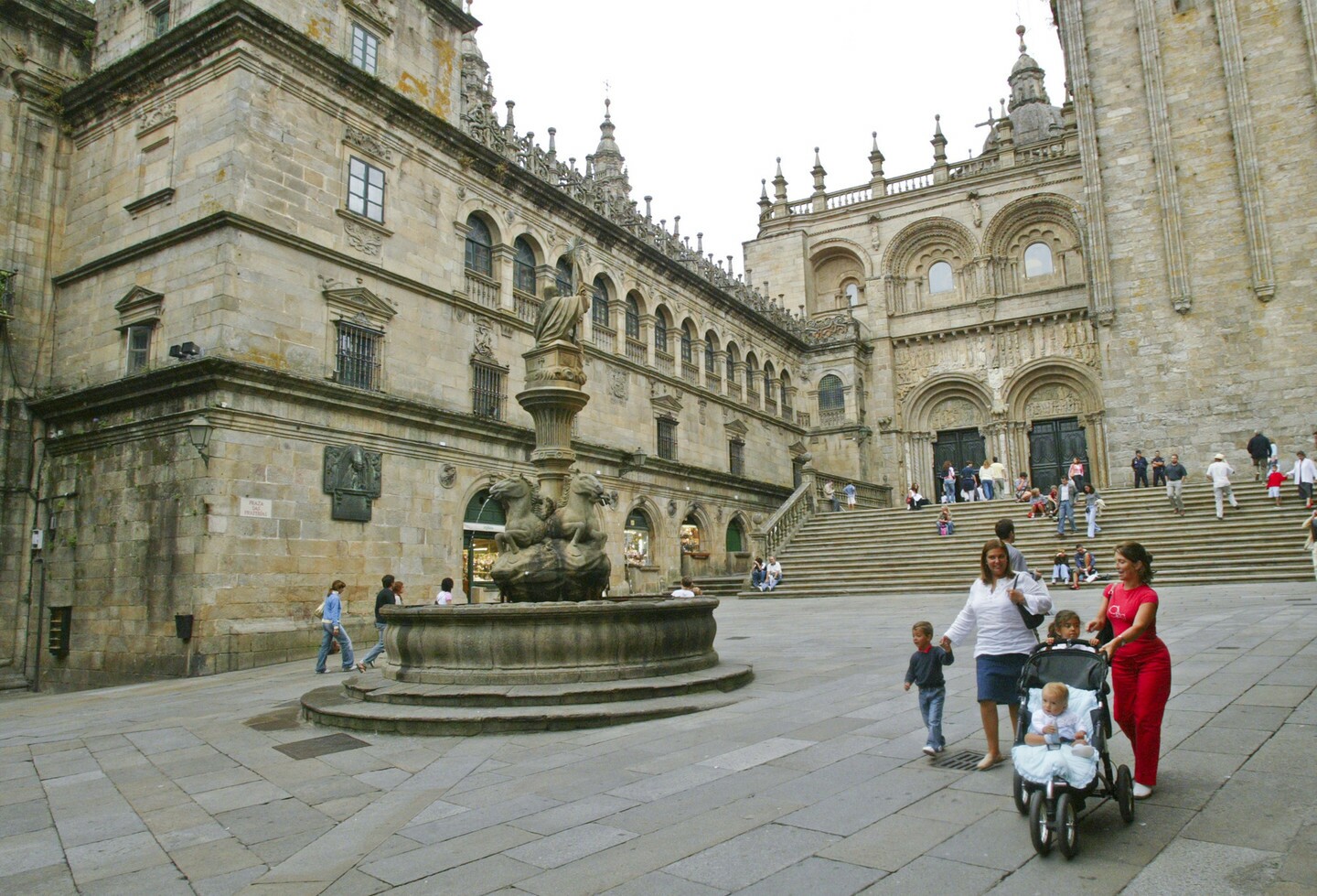 Praça das Praterías Santiago de Compostela Espanha
