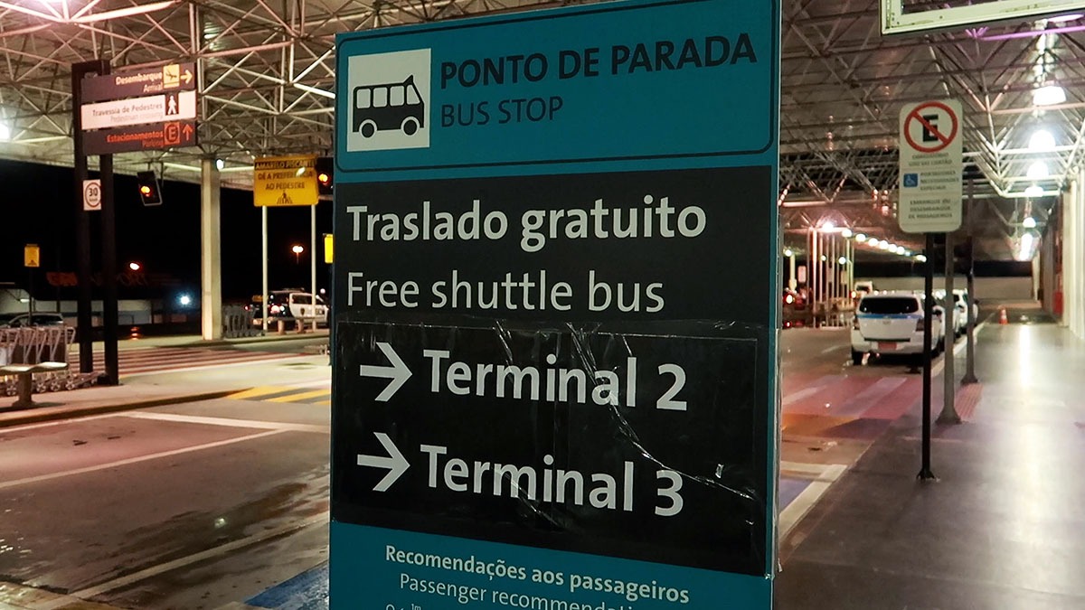 Transfer terminais aeroporto Guarulhos