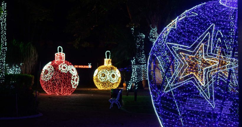 Natal de Holambra ilumina o Parque da Expoflora com mais de 800 mil lâmpadas