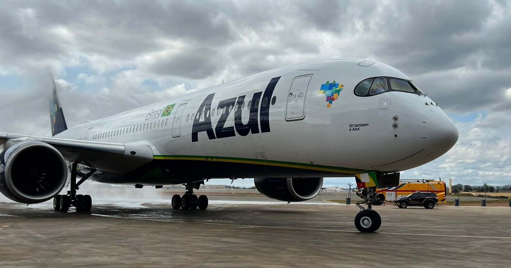 Azul realizou último voo do Airbus A350