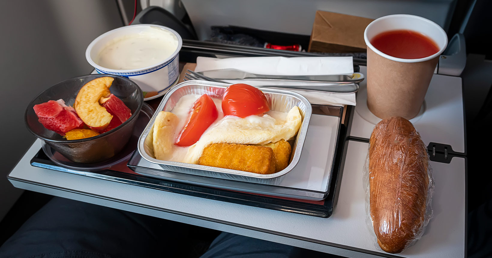 can you?  The airline recommends refusing the meal on board for ethical reasons