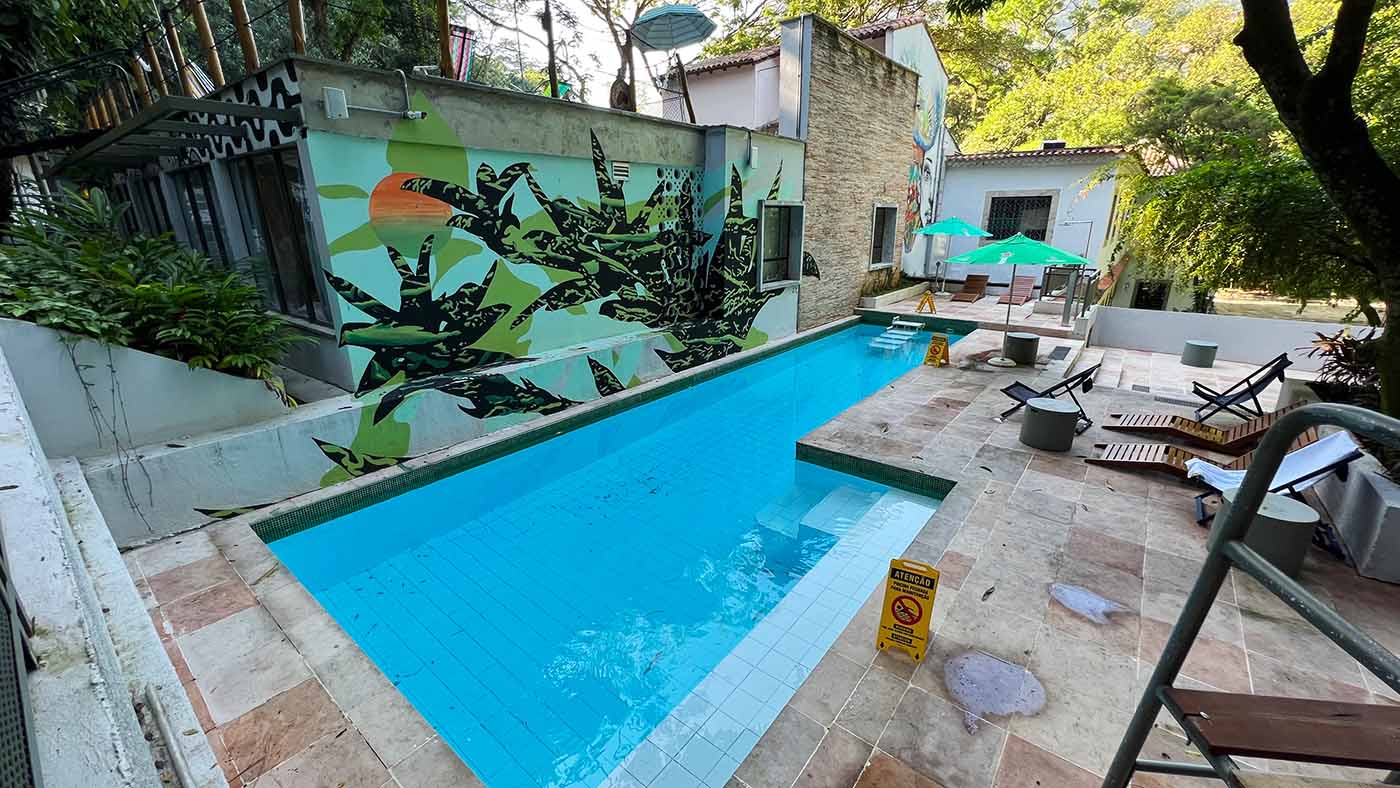 piscina Jo&joe hostel Rio de Janeiro