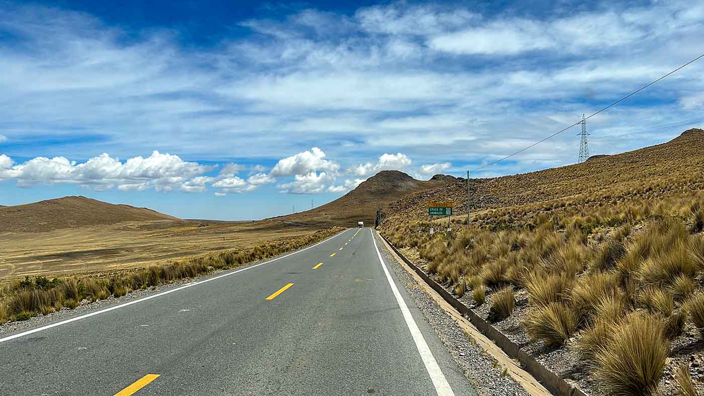 Estrada no Peru mais longa viagem de ônibus do mundo