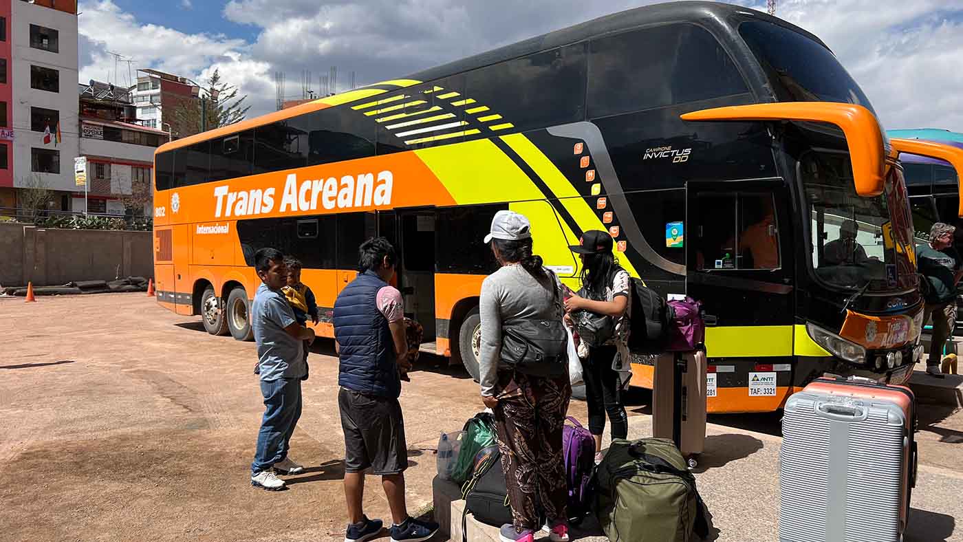 Desembarque em Cusco, maior viagem de ônibus do mundo