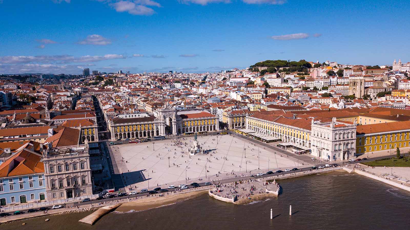Praça do Comércio em Lisboa Terreiro do Paço praça de Lisboa
